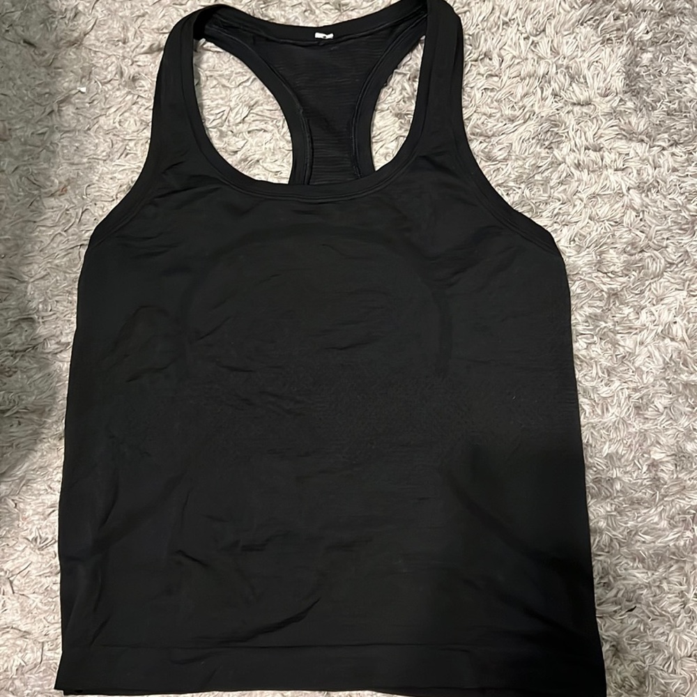 Lululemon black swiftly tank race length